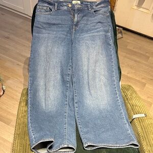 Jordache Medium Wash Wide Leg Jeans